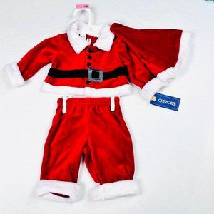 Red Velvet Santa Suit - Size Newborn - NWT